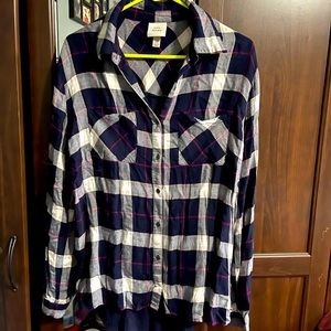 Knock rose (target) plaid